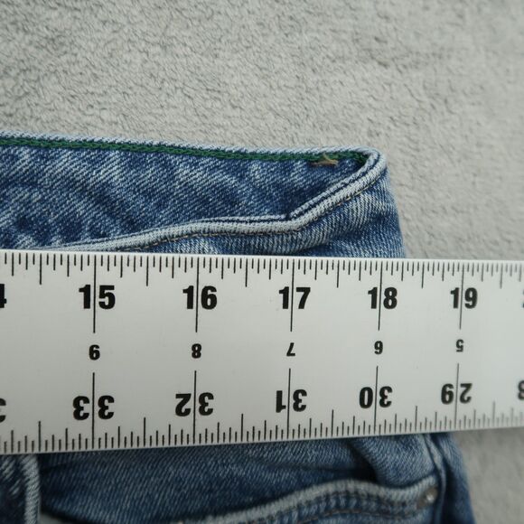 Tommy Jeans Women's 16 Blue High-Rise Denim Pants 27" Inseam Distressed - Picture 4 of 16